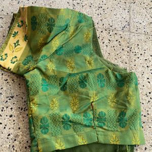 leaf green blouse