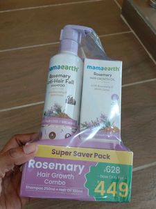 Mamaearth Rosemary anti hair fall combo