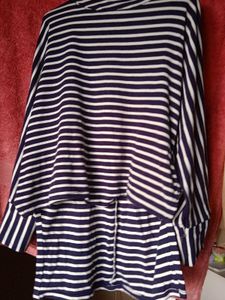 Navy &amp; White Striped Co-ord Set