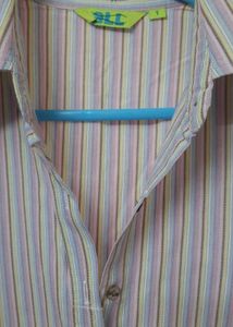 Formal top Maroon With Side Slit and pastel shirt