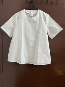 White Boxy Top