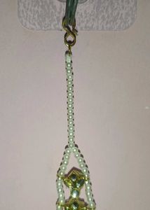 Handmade Elegant Pearl &amp; Mirror Maang Tikka