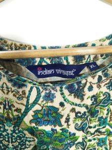 Olive Anarkali Kurta (Women's)