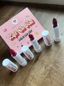 Set of 3 Pop XO Matte Lipsticks + Lip/Cheek Rouge