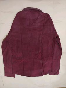 Men's Maroon Casual Shirt