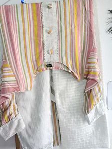 🤩Striped Kurta &amp;  Dupatta🩷