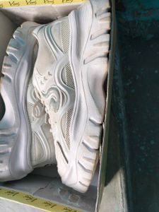 SPLESH Women's Stylish White Chunky Sneakers