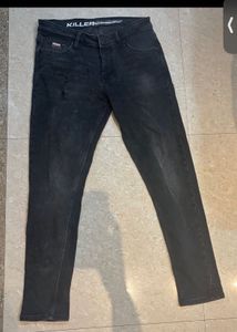 Killer Men's Black Distressed Jeans