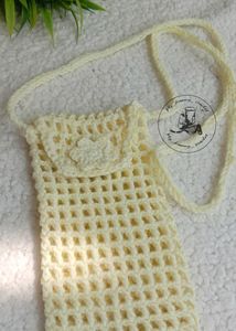 Crochet Mobile Net Pouch