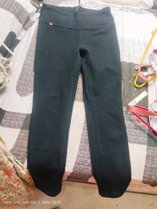 Black Comfortable jeans and baby girl dress