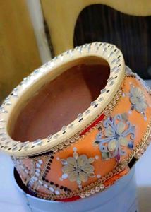 Handcrafted Decorative Pot for Home & Events