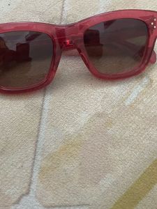 Chic Pink Transparent Sunglasses
