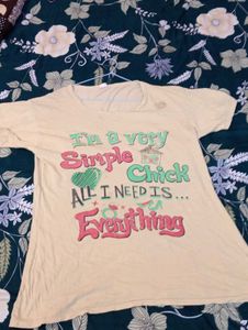 Simple Chick Graphic T-Shirt