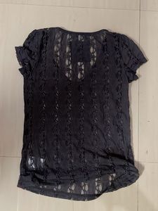 Stylish Lace V-Neck Top