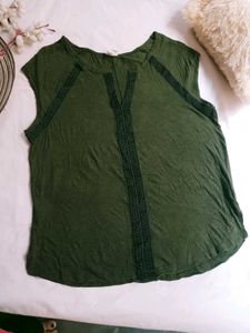 Merona Women Tank Top Embroidered