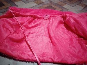 Adorable Pink Faux Fur Jacket for Girls
