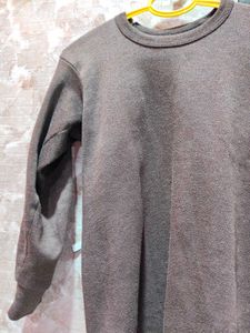 Thermal Innerwear Women Brown Long Sleeve