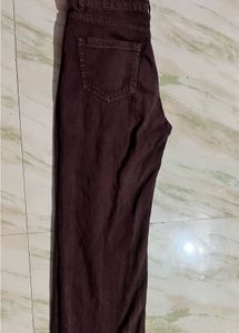 Brown Wide Leg Trousers