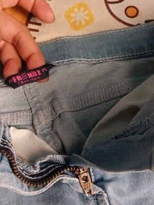 Embroidered Denim Jeans