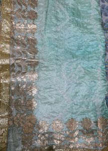 Embellished Mint Green Dupatta