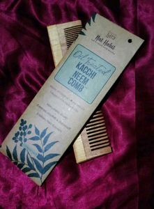 Nat Habit Neem Wood Hair Comb