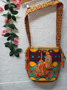 🎁Buy Two Get One Free🎁Colorful Handwoven Handbag