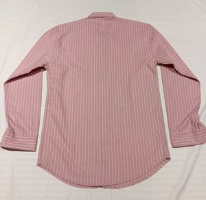 Pink Striped Button-Down Shirt
