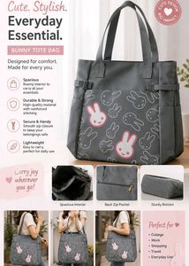 Cute Bunny Tote Bag (unused)