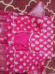 pink saree