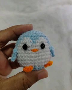 Cute Crochet Penguin keychain