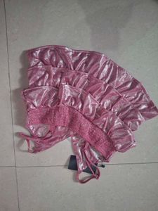 ❗SALE❗Sparkly Pink Ruffle Dress