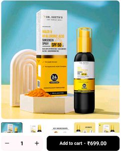Haldi & Hyaluronic Acid Sunscreen Spray 50+ PA++++