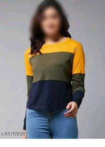 Colorblock Long Sleeve Top