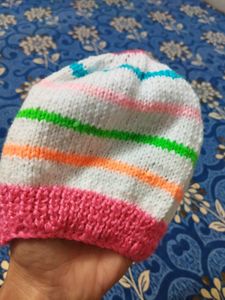 Baby Woolen Cap Combo