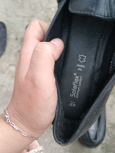 Classic Black Leather Loafers