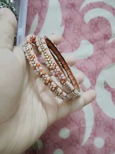 191.Elegant Beaded Bangles