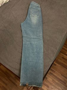 Light Wash Wide Leg Jeans