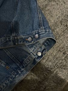 Classic Washed Denim Jacket – Vintage Blue