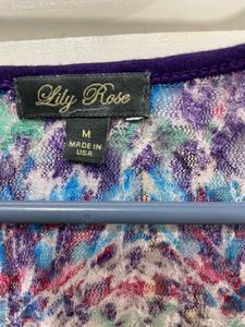 ✈️ Original Lily Abstract Print Tank Top F