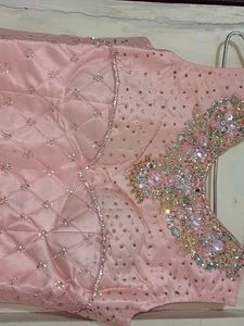 Pink Kurta sharara duppata set