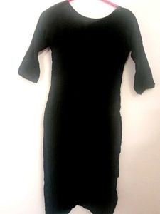 black colour kurta