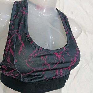 🪔 Stylish Marble Print Sports Bra