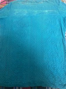 Beautiful lace top in soft cotton net material