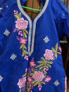 Suit With Plazo And Dupatta