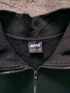 Black NS+K Flame Print Sweatshirt
