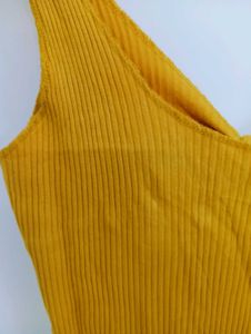 Mustard Yellow Knit Dress