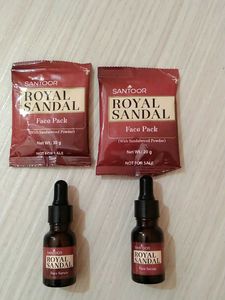 ♥️Santoor Royal Sandal Face Pack & Serum Set