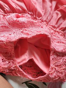 Beautiful Pink paded Gown