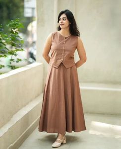 Trendy Skirt and Top Set