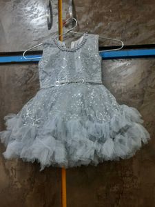 Grey Colour Frock